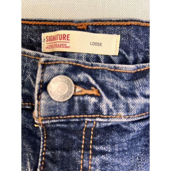 Levi Strauss SIgnature Jeans Men's 40 Straight Leg Medium Wash Work Outdoors - Picture 2 of 8